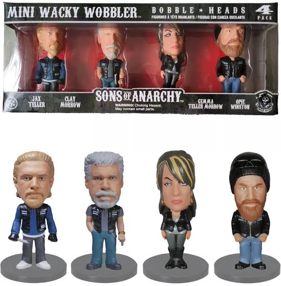 Funko Sons of Anarchy Mini Wacky Bobble-Heads 4 Pack