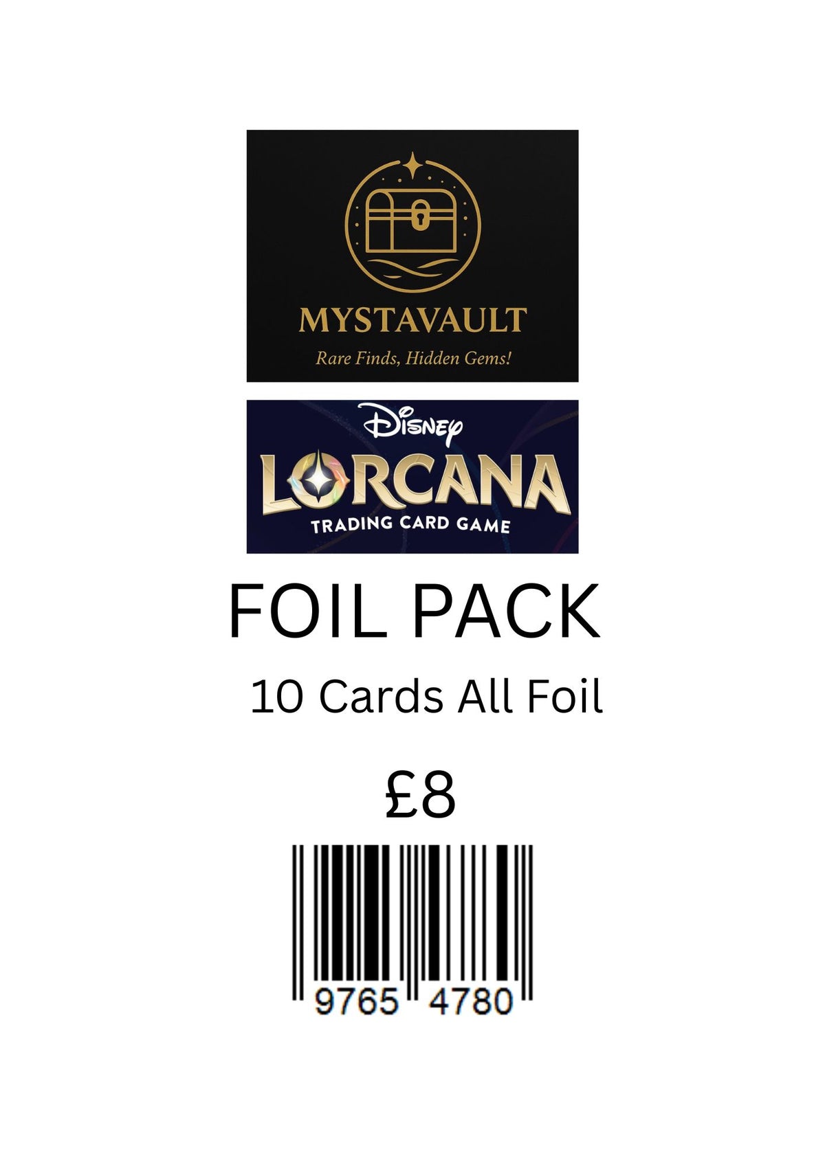 Lorcana Mystery Pack FOIL PACK