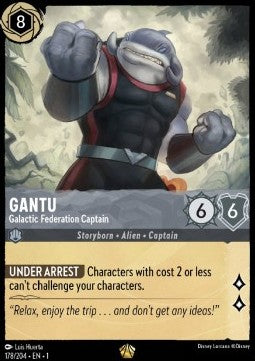 Lorcana - Gantu - Galactic Federation Captain - 178/204 - The First Chapter - Legendary