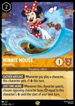 Lorcana - Minnie Mouse - Storyteller - 31/204 - Archazias Island - Legendary