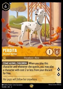 Lorcana - Perdita - Devoted Mother - 15/204 - Into The Inklands - Legendary
