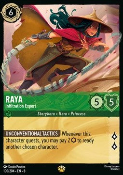 Lorcana - Raya - Infiltration Expert - 100/204 - Reign of Jafar - Legendary
