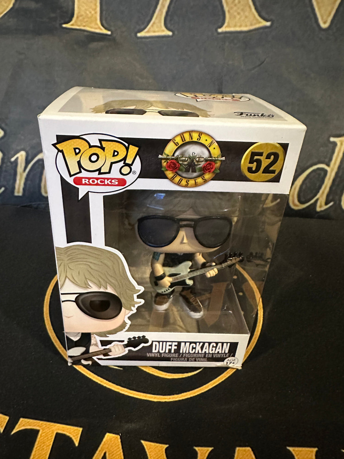 Funko Duff McKagan 52 Damaged Box