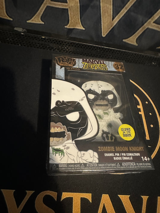 Funko Pin Zombie Moon Knight GITD