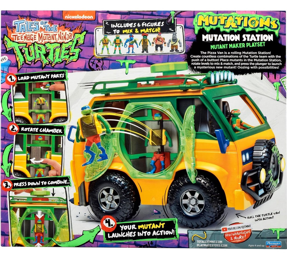 Tales From The Teenage Mutant Ninja Turtles Mutation Station Playset
