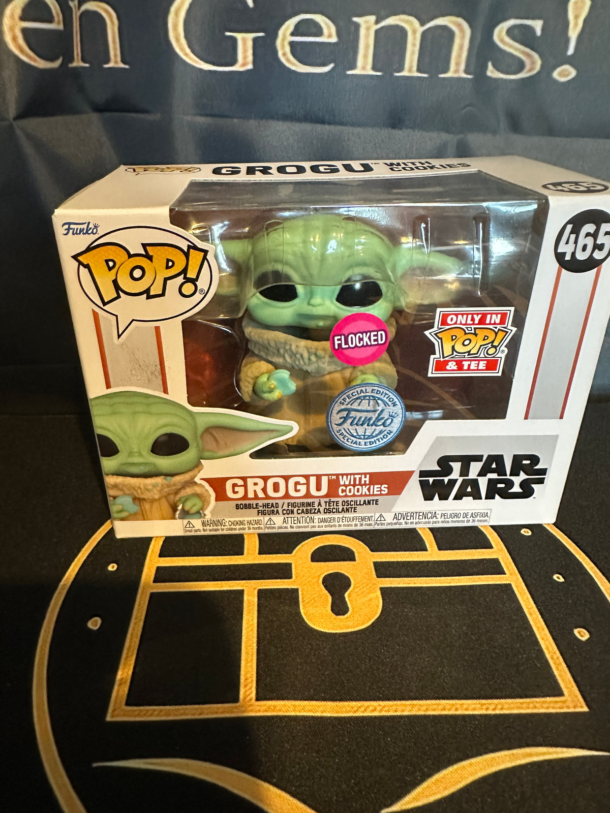 Funko Grogu with cookies - Flocked - 465 - Star Wars
