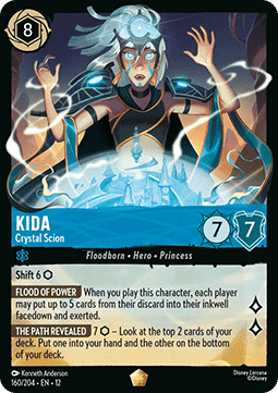 Lorcana - Kida - Crystal Scion - 160/204 - Wilds Unknown - Legendary