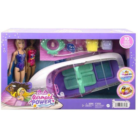 Barbie Mermaid Power Boat Playset