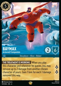 Lorcana - Baymax - Armored Companion - 157/204 - Azurite Sea - Legendary