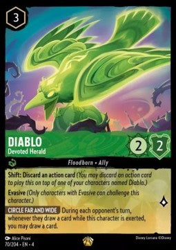 Lorcana - Diablo - Devoted Herald - 70/204 - Ursula's Return - Legendary