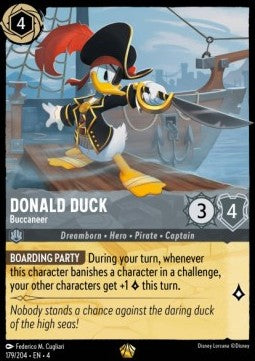 Lorcana - Donald Duck - Buccaneer - 179/204 - Ursula's Return - Legendary
