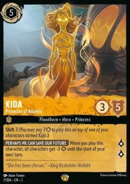 Lorcana - Kida - Protector of Atlantis - 7/204 - Into The Inklands - Legendary