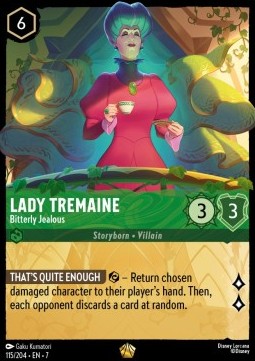 Lorcana - Lady Tremaine - Bitterly Jealous - 115/204 - Archazias Island - Legendary
