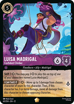 Lorcana - Luisa Madrigal - Confident Climber - 60/204 - Wilds Unknown- Legendary