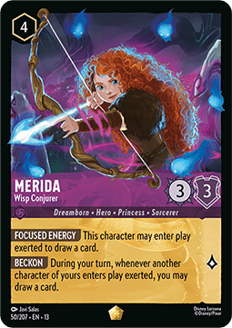 Lorcana - Merida - Wisp Conjurer - 50/207 - Attack of the Vines - Legendary