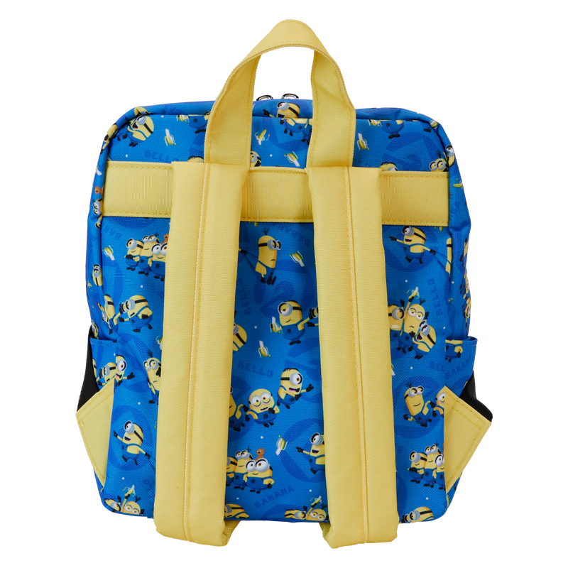 Loungefly Despicable Me Minions All-Over Print Mini Square Backpack