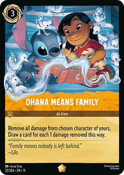 Lorcana - Ohana Means Family - 32/204 - Winterspell - Legendary