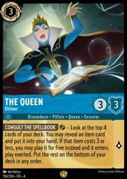 Lorcana - The Queen - Diviner - 156/204 - Ursula's Return - Legendary