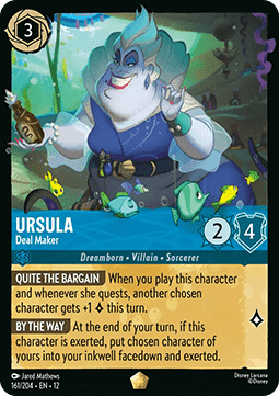 Lorcana - Ursula - Deal Maker - 161/204 - Wilds Unknown- Legendary