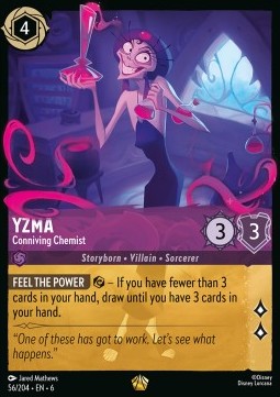 Lorcana - Yzma - Conniving Chemist - 56/204 - Azurite Sea - Legendary